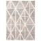 Chaudhary Living 6.5' x 9.5' Abstract Shag Area Throw Rug - Gray
